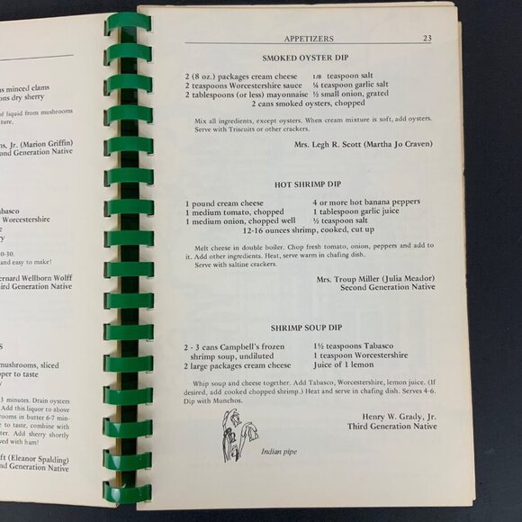 Atlanta Natives Favorite Recipes Spiral-Bound Cookbook 1980 Georgia USA Vintage - Picture 7 of 16